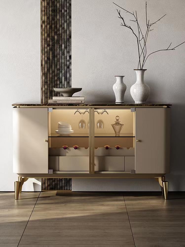 Modern Luxury Dining Cabinet With Drawer 